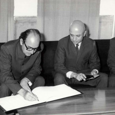 D P Dhar's visit to PGI Chandigarh on 06 November, 1972.